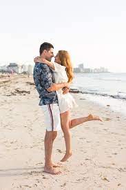 One Year Anniversary Sunrise Beach Session In Miami Beach Couple Pose Ideas C Tovaphotography Cute Couple Poses Couple Beach Couple Pose Reference Photography
