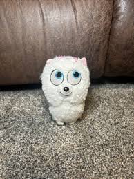 TY The Secret Life of Pets Gidget White Dog 6" Plush Stuffed Animal