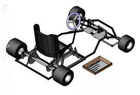 Build Your Own Go Kart With One Of These 6 Free Plans Go Kart Frame Build A Go Kart Go Kart Kits