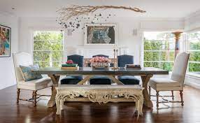 It's made from solid acacia wood with veneers. Dining Table With Bench Seats Addicted 2 Decorating