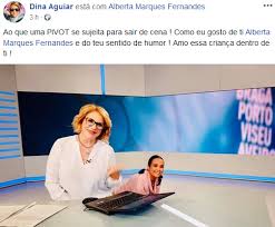 Qualified candidates who live and work in alberta and have a job offer from an alberta employer can apply for an ainp october 26, 2020: Alberta Marques Fernandes Ao Que Eu Me Sujeito Para Nao Perturbar O Programa Da Diva Aguiar Vox Pop Tv A Febre Da Televisao