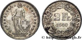 Vind fantastische aanbiedingen voor 1/2 franc suisse. Suisse 2 Francs Helvetia 1940 Berne Fwo 213833 Monde
