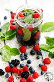 Fresh Berry and Mint Spa Water