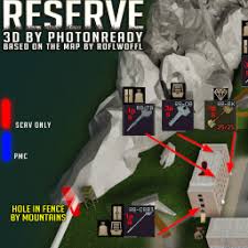 Escape from tarkov is becoming one of the most popular games currently available. Game Maps Escape From Tarkov Reserve Map