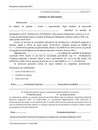 Rezultatele vor fi publicate pe evaluare.edu.ro, marţi, până la ora 12.00, dar şi la centrele de examen. Cerere De Inscriere En Viii 2019
