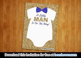 Putting together a baby shower for your family members can be a incredible adventure. Free Little Man Baby Shower Invitations Templates Free Printable Baby Shower Invitations Templates