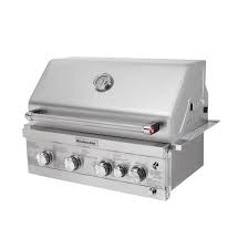 kitchenaid 4 burner built in propane