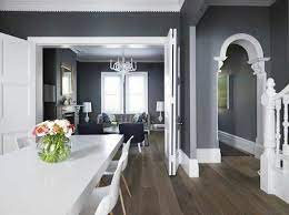 Check spelling or type a new query. Favourite Decor At The Minute Dark Slate Grey Or Black Walls With Bright White Boarders Trims And Door Frames Perfection Home House Interior House