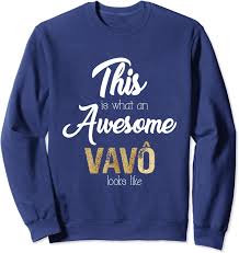 Amazon.com: Awesome Vavô Portuguese Brazilian Grandpa Sweatshirt :  Clothing, Shoes & Jewelry