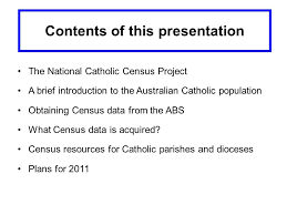 That data helps to inform many decisions for the next five years including governmental funding. Census Data As A Tool For Helping Local Churches Understand Their Community Census Beyond The Count 4 March 2011 Bob Dixon Australian Catholic Bishops Ppt Download
