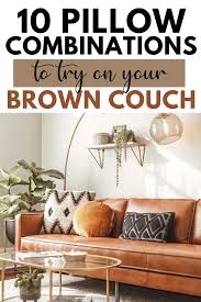 You also can get numerous matching choices listed below!. 10 Pillow Combinations For Brown Couch Brown Couch Living Room Brown Living Room Decor Dark Brown Couch Living Room
