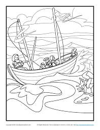 Turbulent water, a restless boat, and a blowing wind are elements in this coloring page. Pin On Sunday School