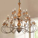 Farmhouse Rustic Wood Chandeliers Birch Lane