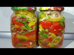 салат из болгарского перца помидоров лука и моркови на зиму Shakarop Neveroyatno Vkusnyj Salat Iz Pomidorov Na Zimu Youtube Salat Iz Pomidorov Salaty Pomidory