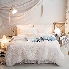 amazon com varycarry warm shaggy sherpa blankets fluffy soft fuzzy faux fur throw blanket for xmas couch sof fluffy bedding white bedding white fluffy bedding