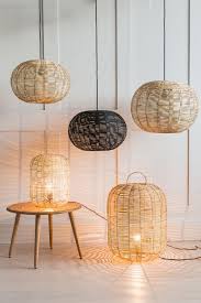 Our New Noko Wicker Light Collection We Love How The Light Shines Out Of These Beautiful Pendants Vintage Contemporary Furniture Chic Lamp Ambient Lighting