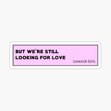 Check out some inspirational blackpink quotes! Blackpink Lyrics Stickers Redbubble
