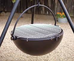 Entdecken sie unser sortiment von cast iron. Cowboy Cauldron Fire Pit And Grill
