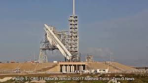 The incident occurred at about 9:07 a.m. Timelapse Falcon 9 Dragon Crs 11 Rocket Goes Vertical On The Launch Pad Youtube