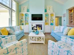 26 Coastal Rooms In Bold Colors Coastal Living Room Coastal Room Coastal Living Rooms