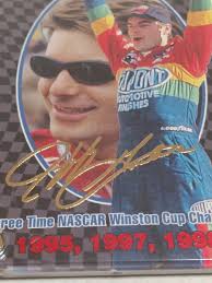 JEFF GORDON CHAMPION 24K GOLD SIGNATURE CARD LOGO Authentic Images In Clear  Case