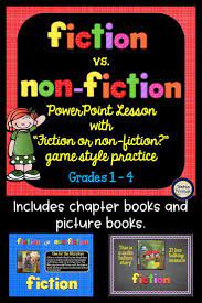 Fiction Vs Nonfiction Powerpoint Lesson And Game Style Practice Fiction Nonfiction Fictionvsnonfiction Powerpoint Lesson Nonfiction Lessons Nonfiction