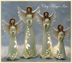 Clay Magic Gallery Clay Angel Pottery Angels Ceramic Angels