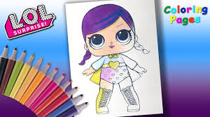 Coloring pages coloring lol doll new summer series ultra rare. Beautiful Super Coloring Lol Dolls Sugar And Spice
