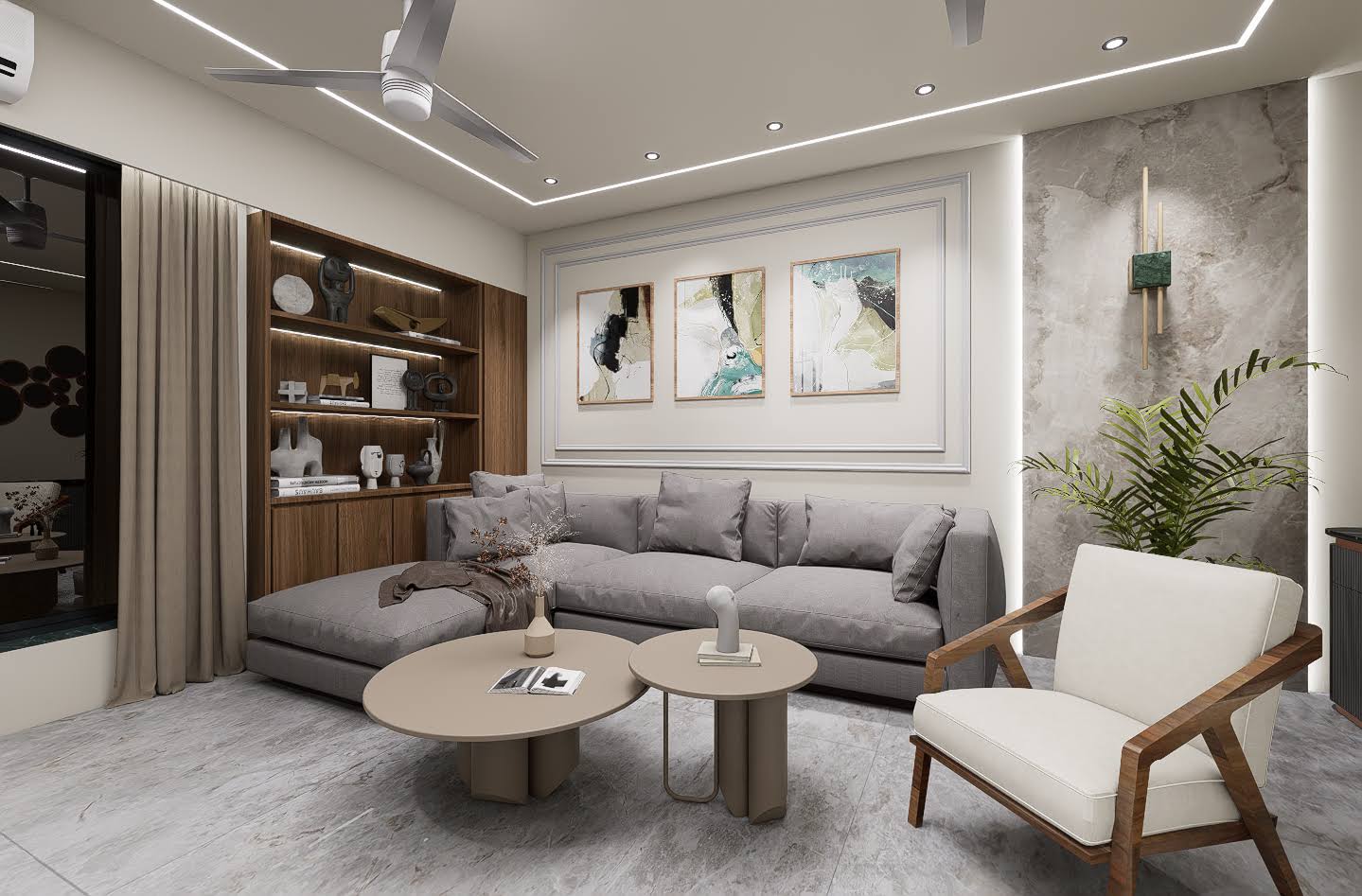 Complete 3 BHK Interior Design Project – Vadodara product image
