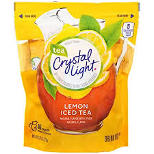 Amazon Com Crystal Light Ice Tea Natural Lemon 16 Count 4 26 Ounce Pack Of 1 208138 Powdered Soft Drink Mixes Grocery Gourmet Food