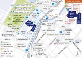 Click on a particular pin and it will give you the name of the. Maps And Directions Imperial Hotel Tokyo Official Website