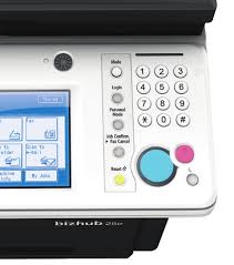 Multifunctional black & white device (print, copy, scan, fax) with 25 ppm. Http Www Mcnairbusiness Com Sellsheets Copiers Bw Bizhub 25e Brochure Pdf