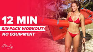 Paula novotna is a famous surfer. 12 Min Six Pack Workout No Equipment Paula Novotna Youtube