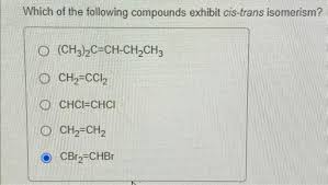 Which Compounds Show Geometrical Isomerism? - Quora