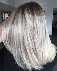 Ashy Platinum Blonde Balayage Hair Styles Platinum Blonde Balayage Balayage Hair