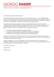 Lettera Di Accompagnamento Traduzione