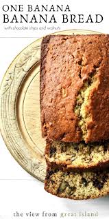 One Banana Banana Bread In 2020 Banana Bread Cake One Banana Banana Bread Banana Bread