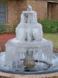 Rosewood Nursing Home Frozen Fountain Winter 2011 Fountain Fountains Winter Scenes