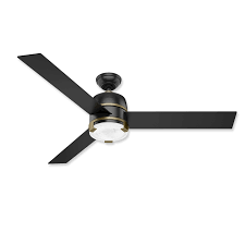 Hunter 52 dempsey fresh white ceiling fan with light kit and remote. Hunter Bureau 59290 60 Dc Led Ceiling Fan Matte Black