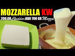Keju Mozzarella Kw 4 Bahan Praktis Tanpa Blender Youtube Resep Masakan Cina Ide Makanan Resep