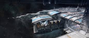 Space Station 1 Yy Zhu Space Station Environment Concept Art Sci Fi Art