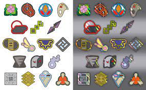 Free To Use Custom Pokemon Gym Badges By Icycatelf Pokemon Gym Badges Pokemon Badges Gym Badges
