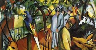 August Macke Zoological Garden I Fine Art Reproduction Oil Painting Zoologischer Garten August Macke Beruhmte Maler