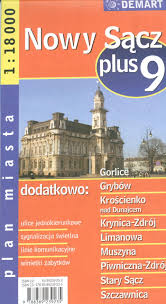 Join as we visit one of niles' sister cities: Poland City Map Nowy Sacz 9 Other Cities Gorlice Grybow Kroscienko Nad Dunajcem Krynica Zdroj Limanowa Muszyna Piwniczna Zdroj Stary Sacz Szczawnica Praca Zbiorowa 9788389239235 Amazon Com Books