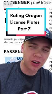 Oregon Trail License Plate