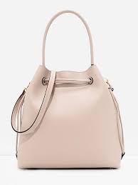 Original charles & keith malaysia. Nude Basic Drawstring Bag Charles Keith Ph