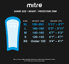 Football Shin Pad Size Guide Shin Pad Sizes Mitre Com