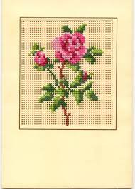 This creates a really nice even sheen across the work when its done. Counted Cross Stitch Rose Card Cross Stitch Rose Cross Stitch Cards Cross Stitch Flowers