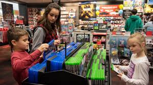 This is an example of corporate america and ethics in the corporate world amuck!! Gamestop Grapples With Falling Sales As Competition Looms Wsj