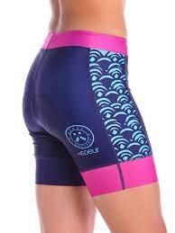 Women S Padded Cycling Shorts In Hapuna Design Cycling Shorts Cycling Women Padded Cycling Shorts